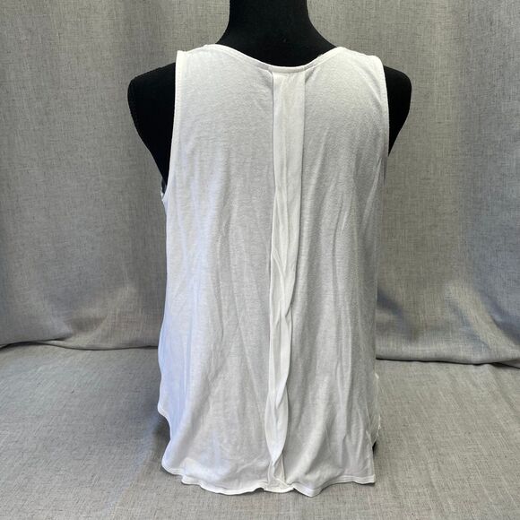Banana Republic Tank Tops White Pink Set Polyester‎ Cotton Women’s Petite Small - Picture 5 of 12